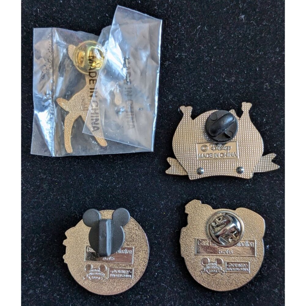 4 Disney pins Bambi Mickey Epcot 2000 John Flying Hidden Mickey March Hare - Picture 14 of 14